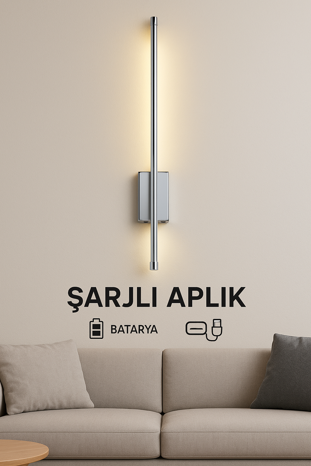 Alora - Şarjlı Flüt Aplik